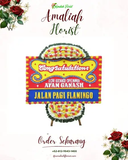Sewa Papan Bunga Bongkasa
